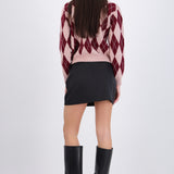 Falda mini satin