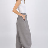Pantalón balloon cuadros
