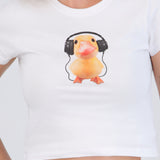 Bbay tee patito con audífonos