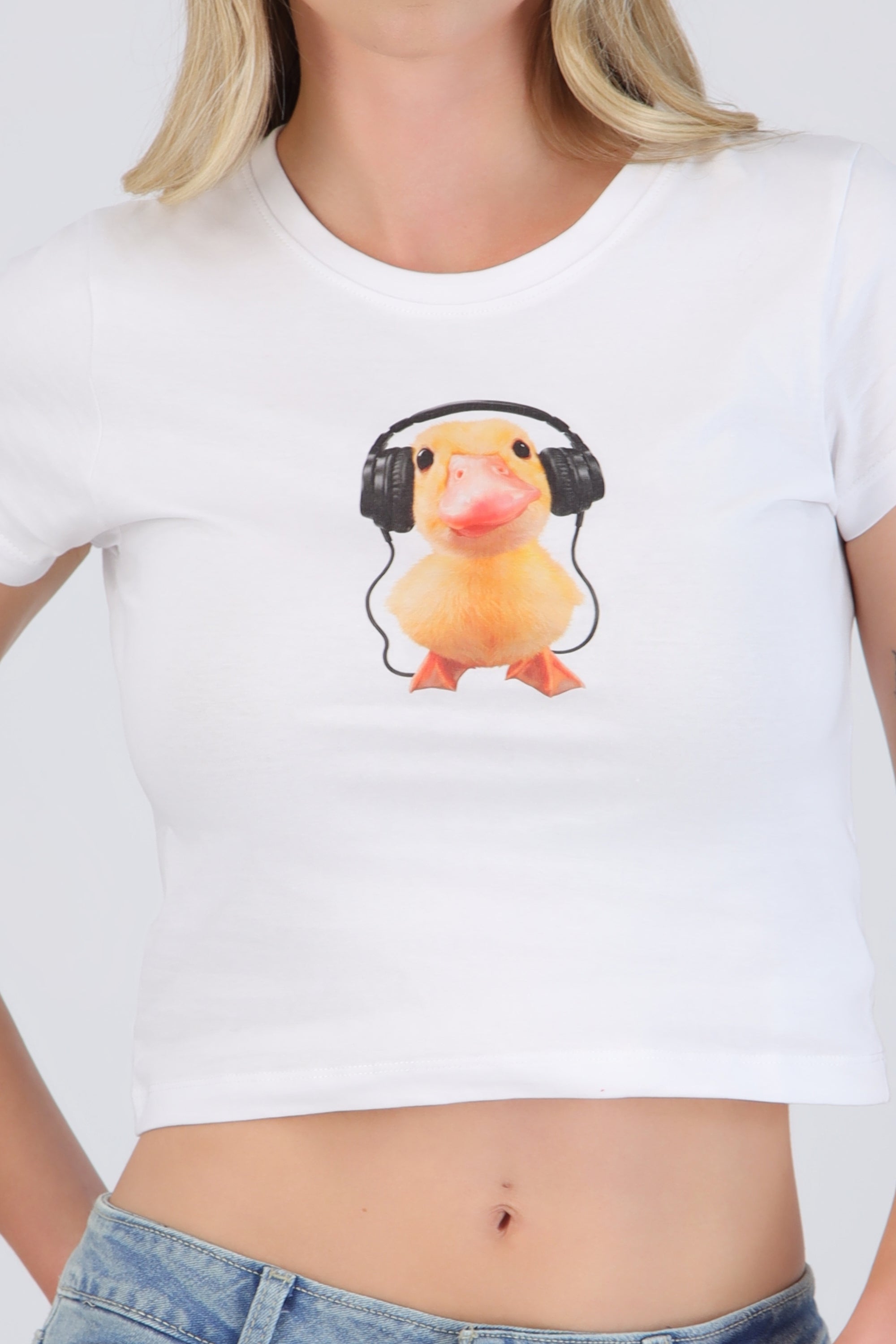 Bbay tee patito con audífonos
