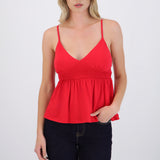 Top tirantes escote v