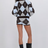 Mini shorts con rombos