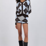 Mini shorts con rombos