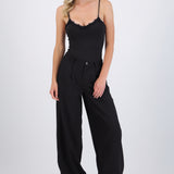 Pantalón globo rayas
