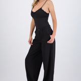 Pantalón globo rayas