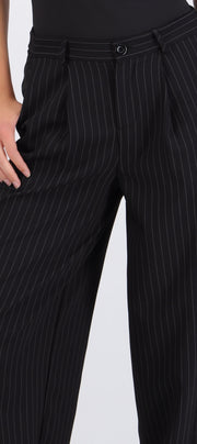 Pantalón globo rayas
