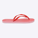 Flip flop estampado rayas