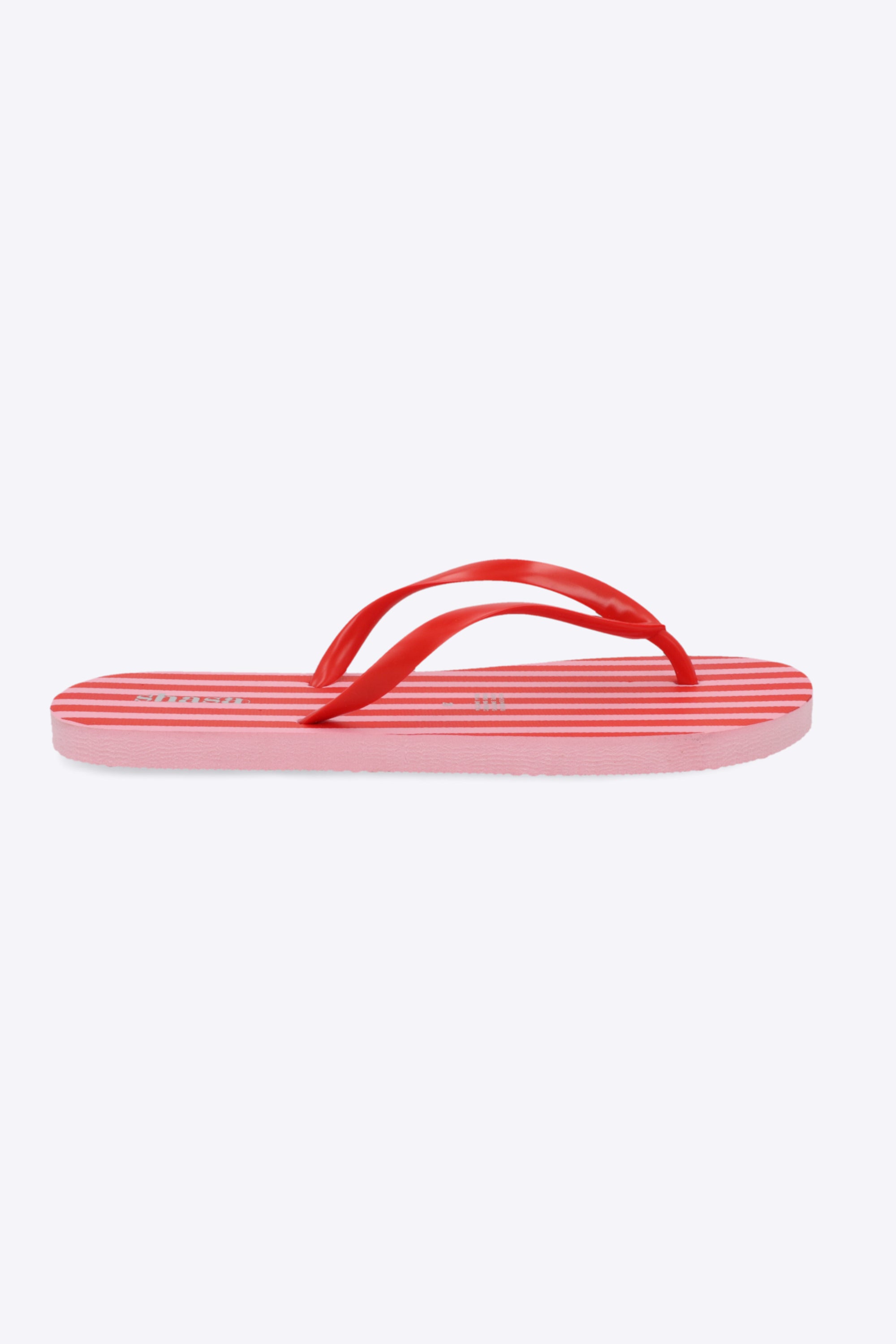 Flip flop estampado rayas