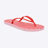 Flip flop estampado rayas