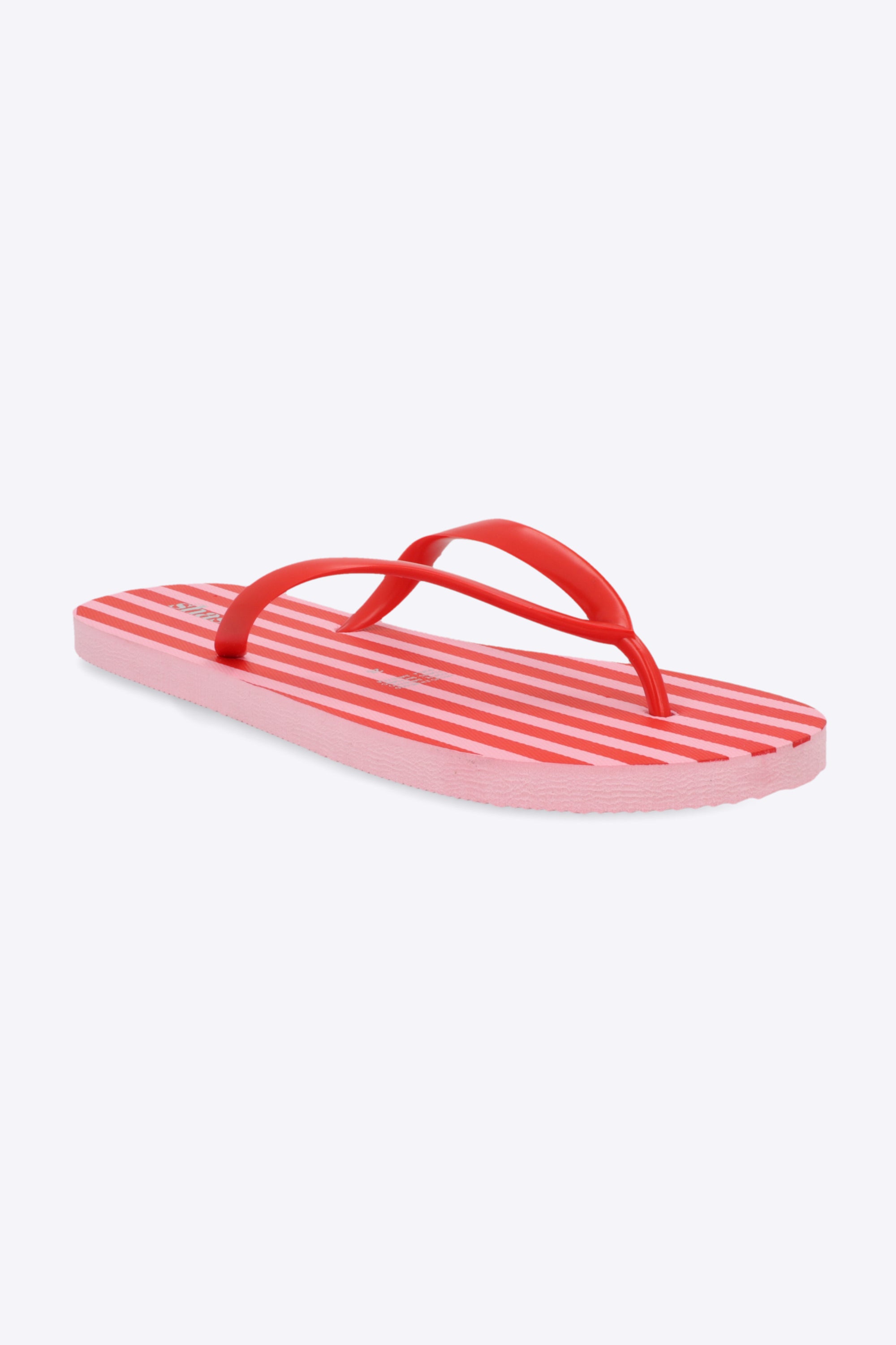 Flip flop estampado rayas