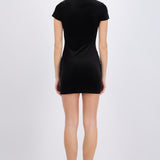 Vestido velvet detalle quipao