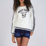 Sudadera estampada west coast