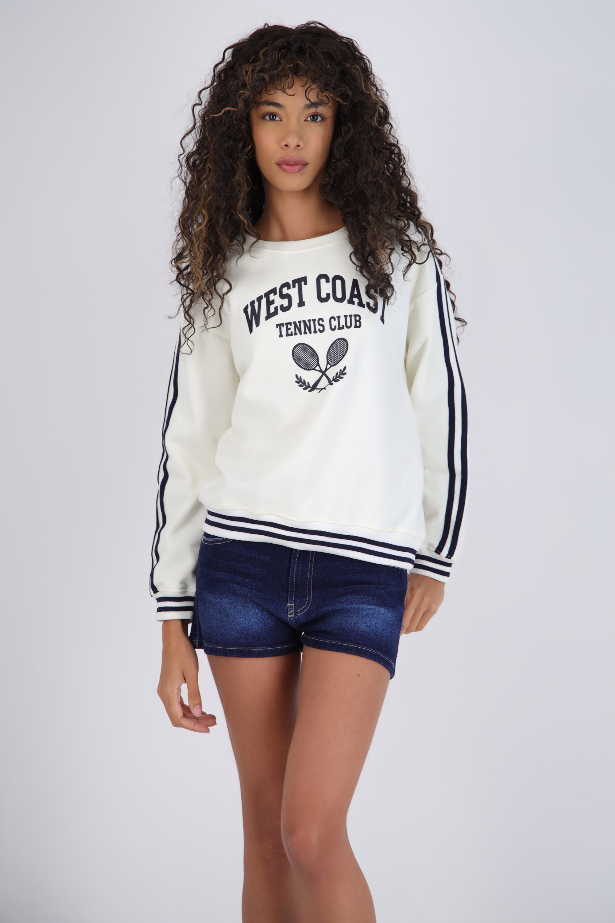 Sudadera estampada west coast