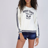 Sudadera estampada west coast