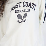 Sudadera estampada west coast
