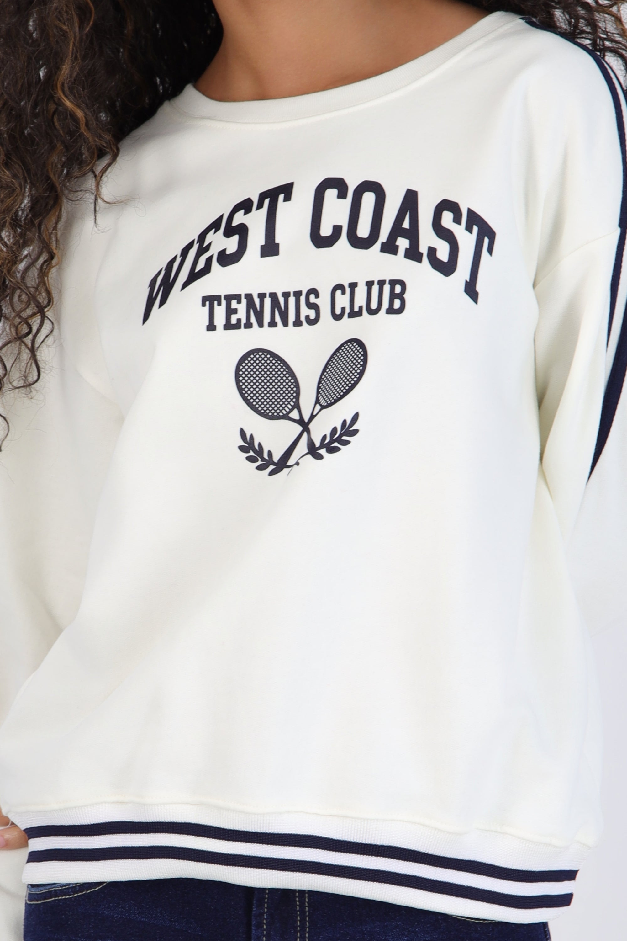 Sudadera estampada west coast