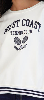 Sudadera estampada west coast