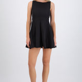 Vestido mini sin manga liso