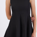 Vestido mini sin manga liso