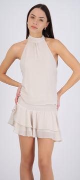 Top halter textura