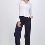 Pantalón de rayas sastre barrel