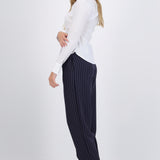 Pantalón de rayas sastre barrel