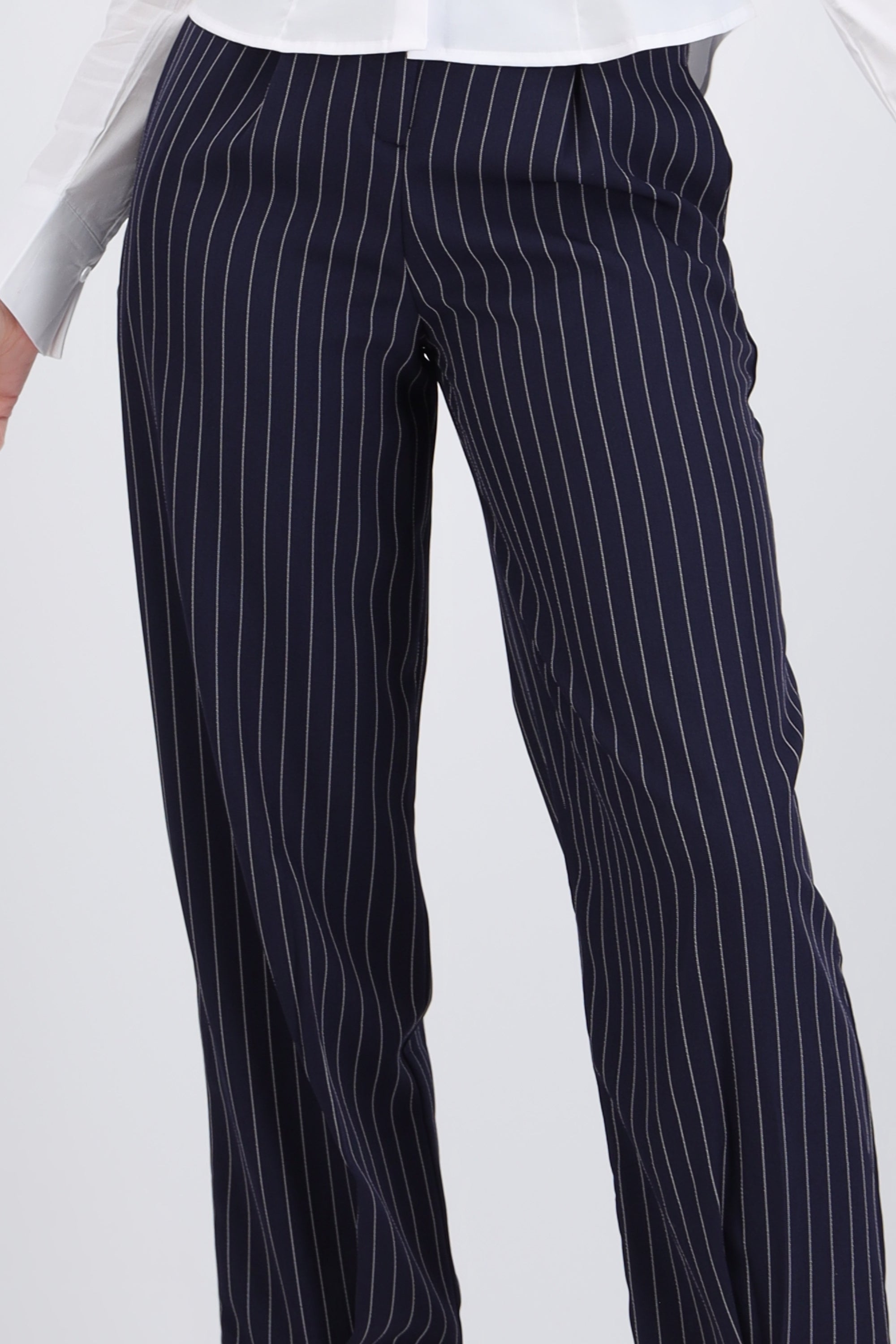 Pantalón de rayas sastre barrel