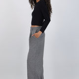 Pantalón suave detalle brillos