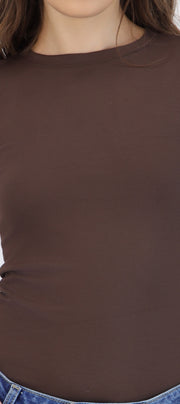 Playera cuello redondo manga corta