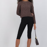 Pantalón capri liso