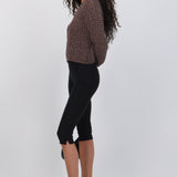 Pantalón capri liso