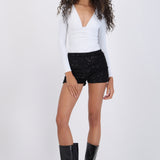 Mini short lentejuela