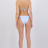 Bikini triangulo estampado polka