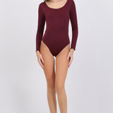 Traje de baño manga larga escote espalda
