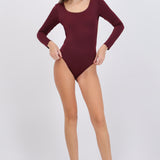Traje de baño manga larga escote espalda