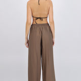 Pantalón ligero detalle pinzas con resorte