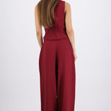 Pantalón amplio liso