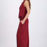 Pantalón amplio liso