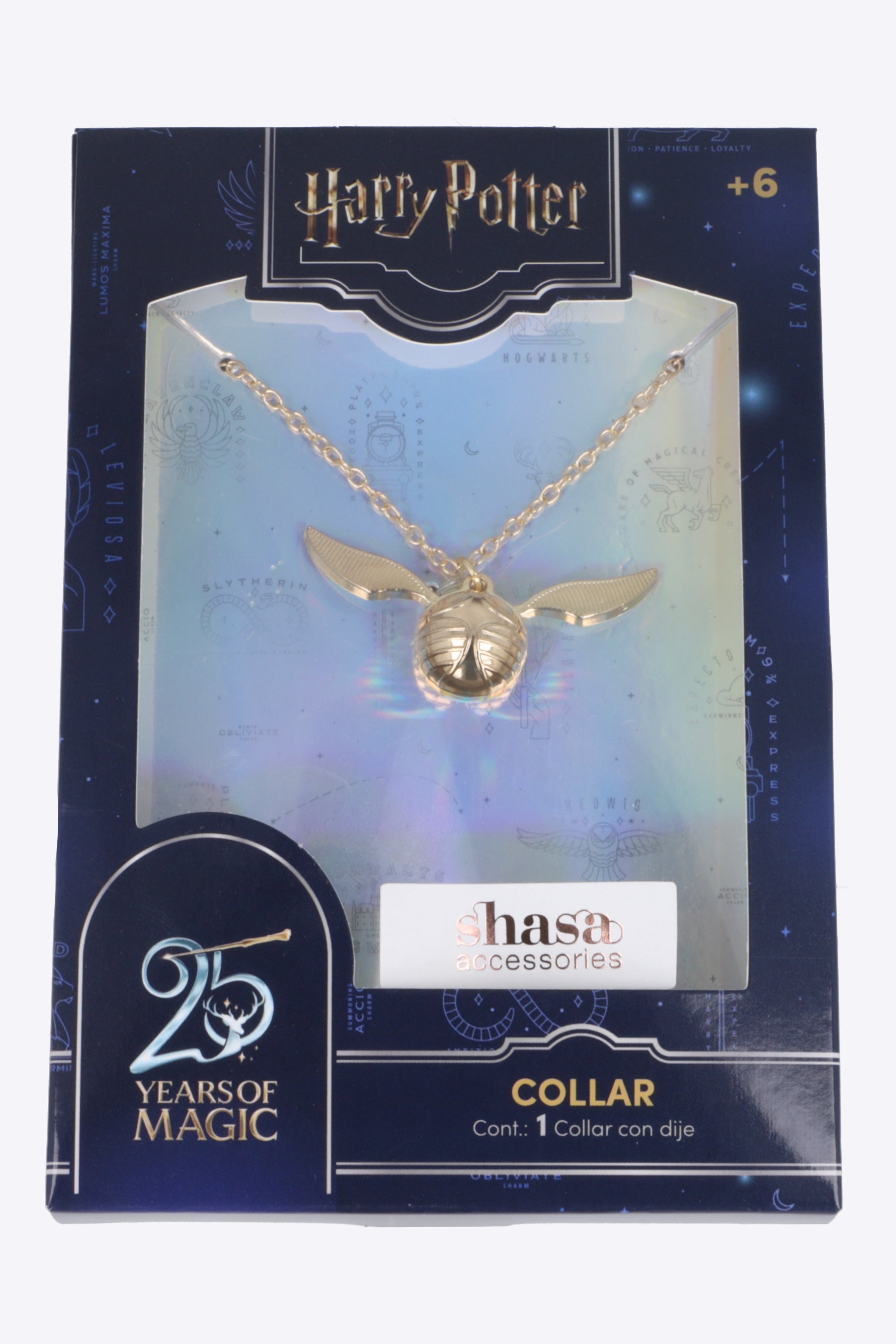 Collar dije snitch dorada harry potter
