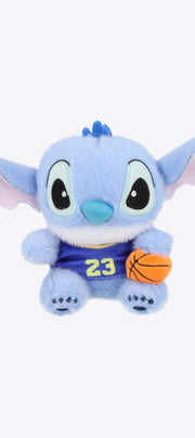 Llavero peluche stitch basquetbolista
