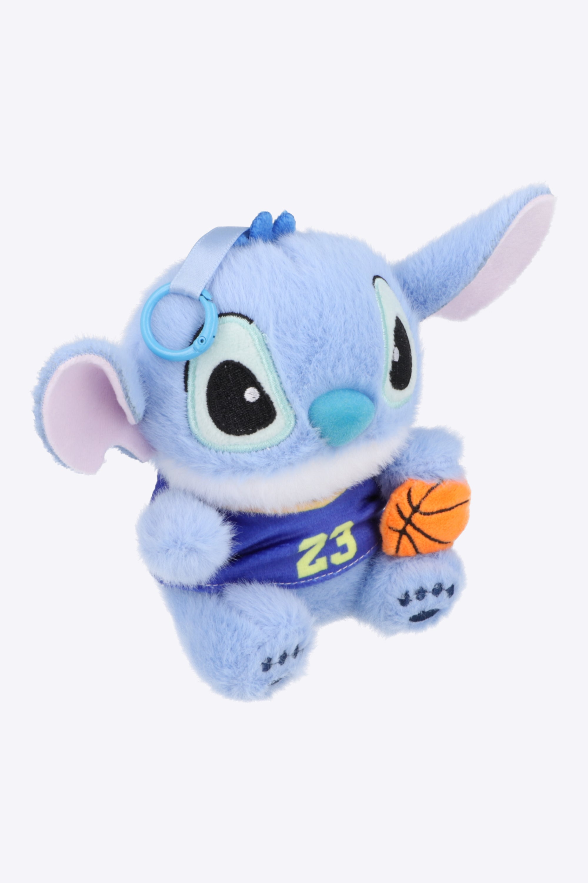 Llavero peluche stitch basquetbolista