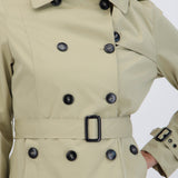 TRench con botones detalle lineas