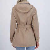 Trench con botones detalle mini cuadro