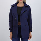 Trench con botones detalle mini cuadro