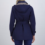Trench con botones detalle mini cuadro