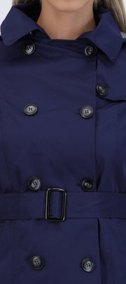 Trench con botones detalle mini cuadro