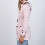 Trench con botones detalle mini cuadro