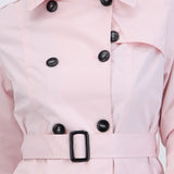 Trench con botones detalle mini cuadro