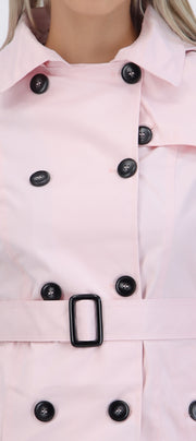 Trench con botones detalle mini cuadro