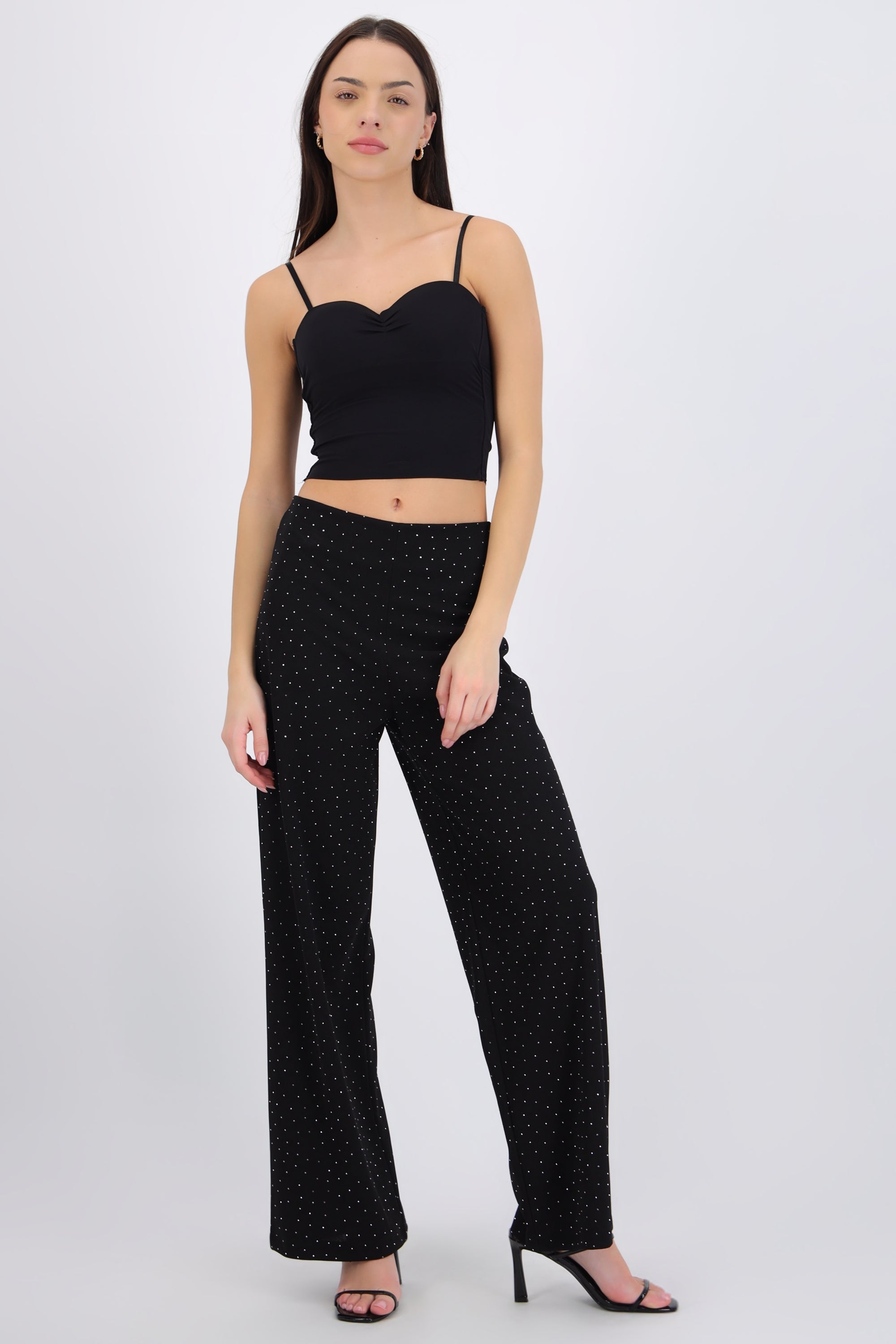 Pantalón detalle brillos